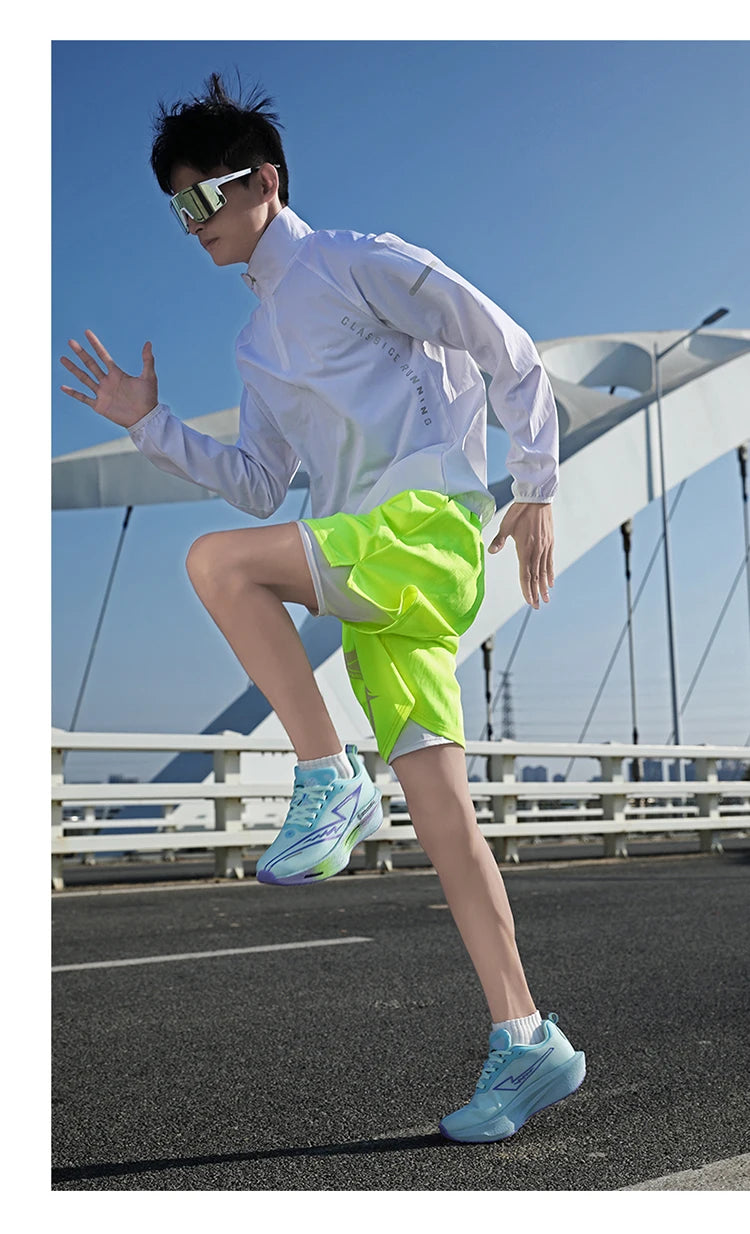 Running Shoes Carbon Board Speciality Marathon Men Sports Breathable Lightweight Women's Comfortable Athletic Nonskid Sneakers
