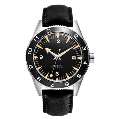 Custom Logo NH35 Movement Watch 10bars Mens 41mm Sapphire Ceramic Bezel Male Mechanical Clock Diver Sports Automatic Wristwatch