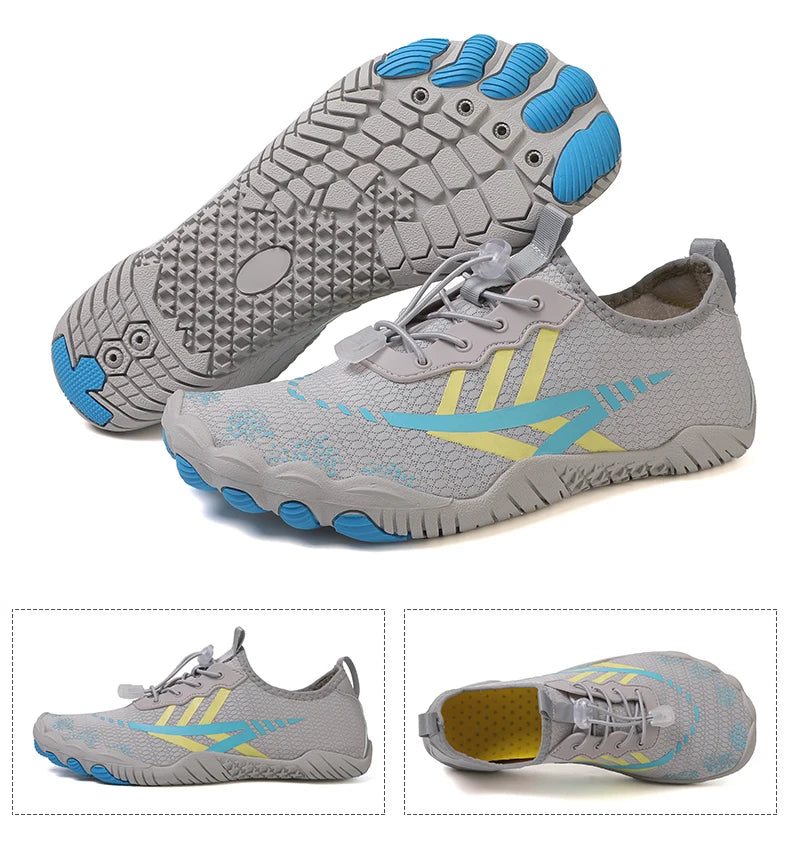 Quick Dry Water Shoes For Men Women Barefoot Shoes Beach Aqua Shoes Lightweight Sports Sneakers Hiking Surfing Boating Fishing