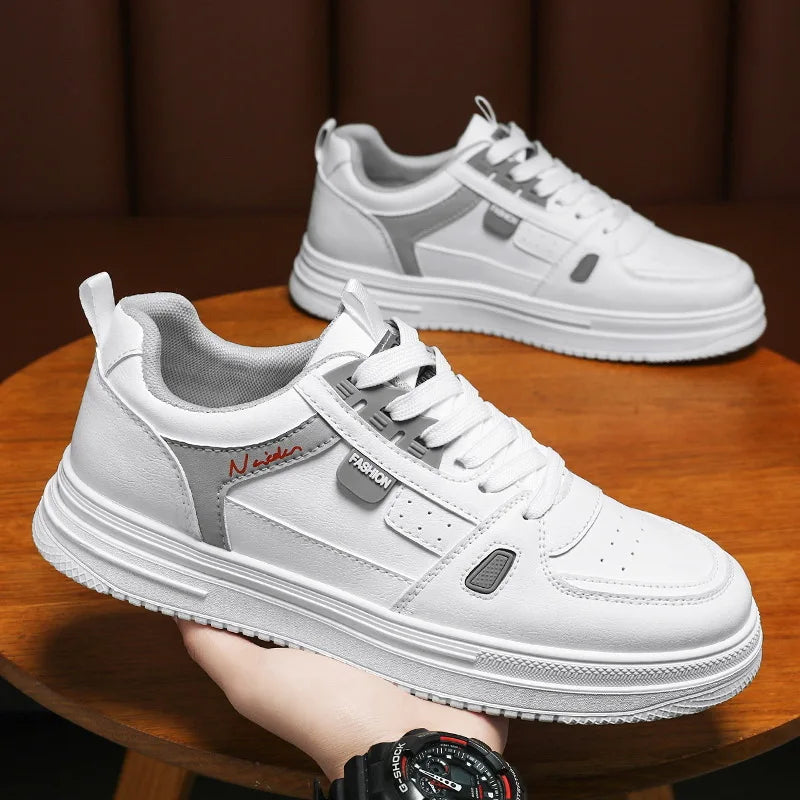 2024 New Brand Flats Shoes Men Casual Skateboarding Shoes High Top Sneakers Sports Shoes Breathable Street Shoes Chaussure Homme