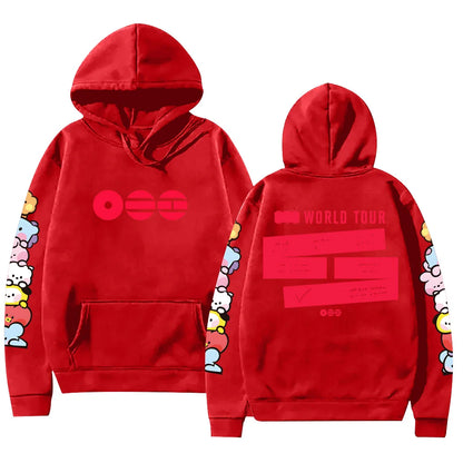 A-Arirang Album Tour Graphic Print Hoodies Pop Fans Gifts Clothing Women Men Comfortable Pullover Fashion New Casual Loose Hoody