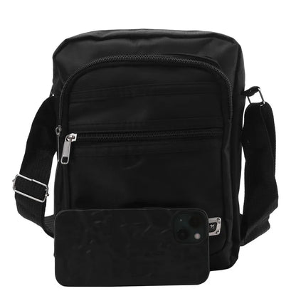 2025 Men Nylon Shoulder Bag Messenger Bag Casual Nylon Zipper Pocket Handbag Fashion Tote Travel Male Crossbody Bags New