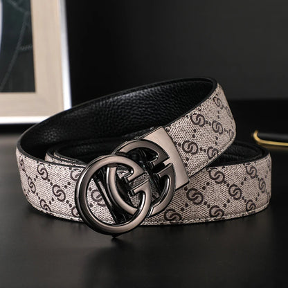 New Business Men Belts Casual Fashion Luxury Lady Designer Famous Brand Male G Buckle Women Leather Belt for women dress