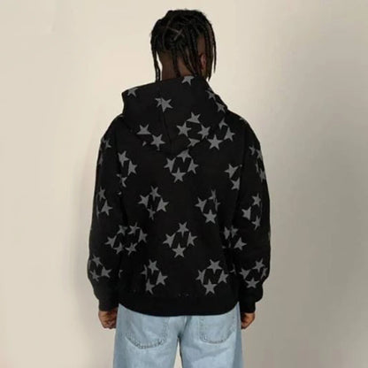 Gothic Long Sleeve Rhinestone Skeleton Hoodie Y2k Jacket Men Hoodies Oversized Full Zip Hoodie Goth Sweatshirt Sport Coat Autumn