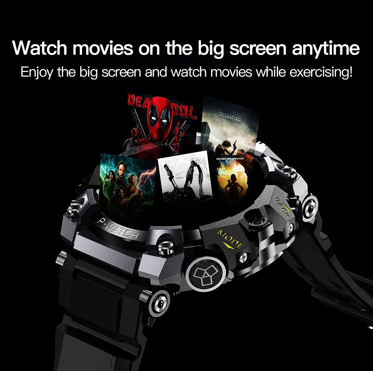 Q668 Smartwatch Android 10.0 Smart Watch With 1.95 inch Amoled HD Screen inset 4g/5g Sim Card GPS WIFI IP68 Waterproof 512GB