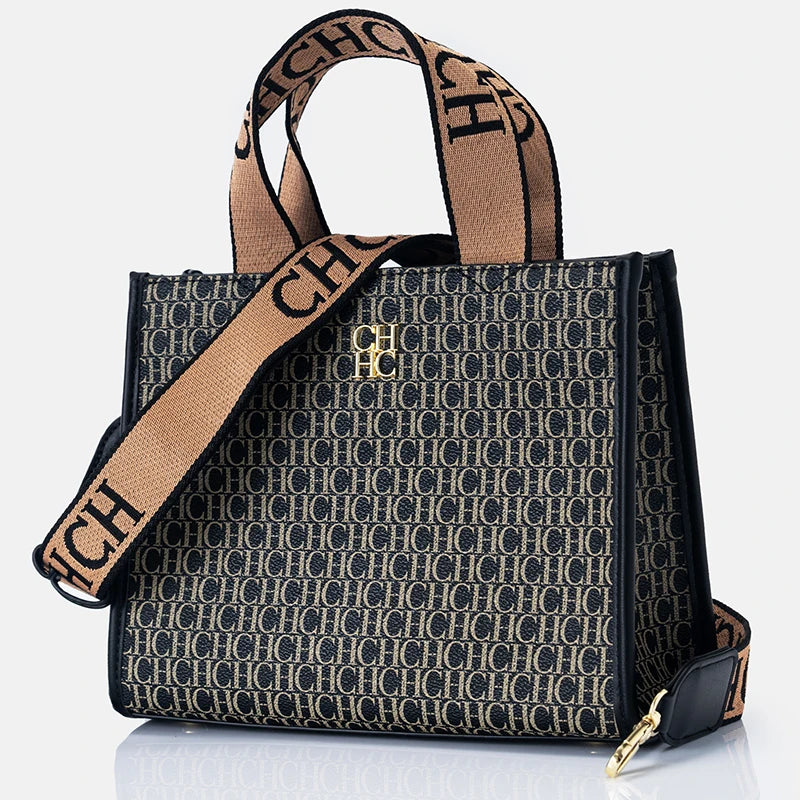 Women's Bags Metal Logo Casual Large Capacity Light Luxury Brand Designer 2026 New Fashion High Quality Women's Handbag