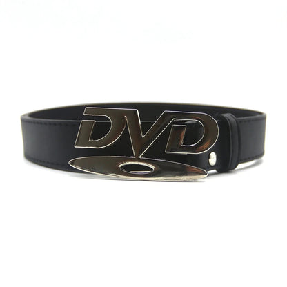 2026 Y2K DVD Belt for Women - Retro Disc Buckle, Luxury Style, Fashionable & Trendy Waist Belt, Hot Selling Decorative Belt