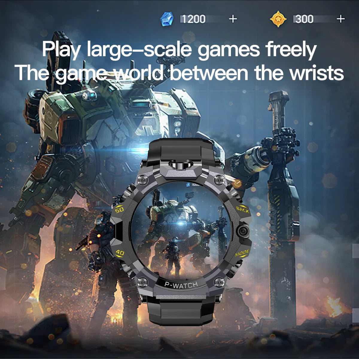 Q668 Smartwatch Android 10.0 Smart Watch With 1.95 inch Amoled HD Screen inset 4g/5g Sim Card GPS WIFI IP68 Waterproof 512GB