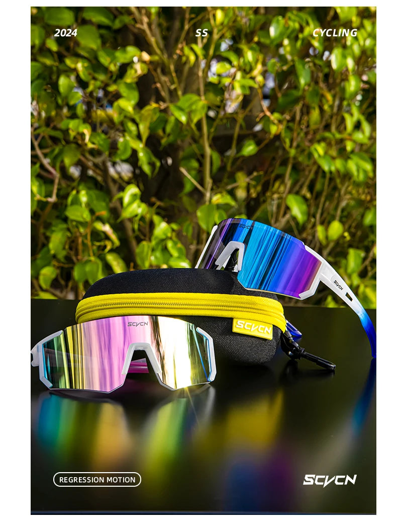 SCVCN Women Sports Sunglasses Pink Fashion Cycling Glassesfor Men Street Shades Driving UV400 Bike Bicycle Hiking Golf  Baseball