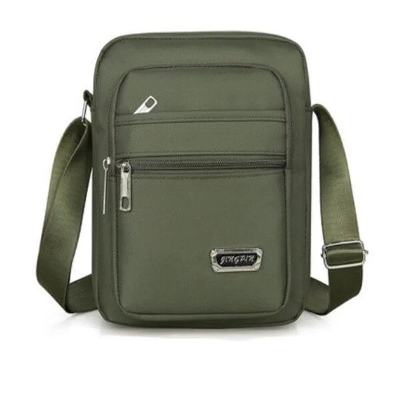 2025 Men Nylon Shoulder Bag Messenger Bag Casual Nylon Zipper Pocket Handbag Fashion Tote Travel Male Crossbody Bags New