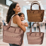 Women Tote Bag Waterproof Large Capacity Mommy Bag with Multi-compartments for Travel Work Laptop Bag