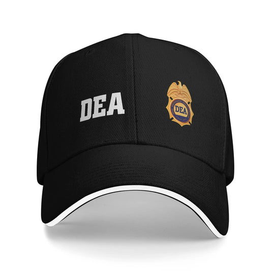 DEA US Federal Interdiction Agency  Casual Baseball Cap  Hunting Camping Trucker Hat Summer Hot Sale Men DIY Print Baseball Caps