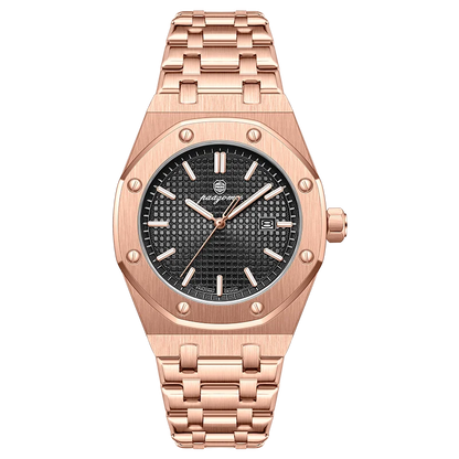 PAAZOMU Original Luxury Men's Watches Date Chronograph Stainless Steel Quartz Watch Waterproof Luminous Fashion Man Wristwatch