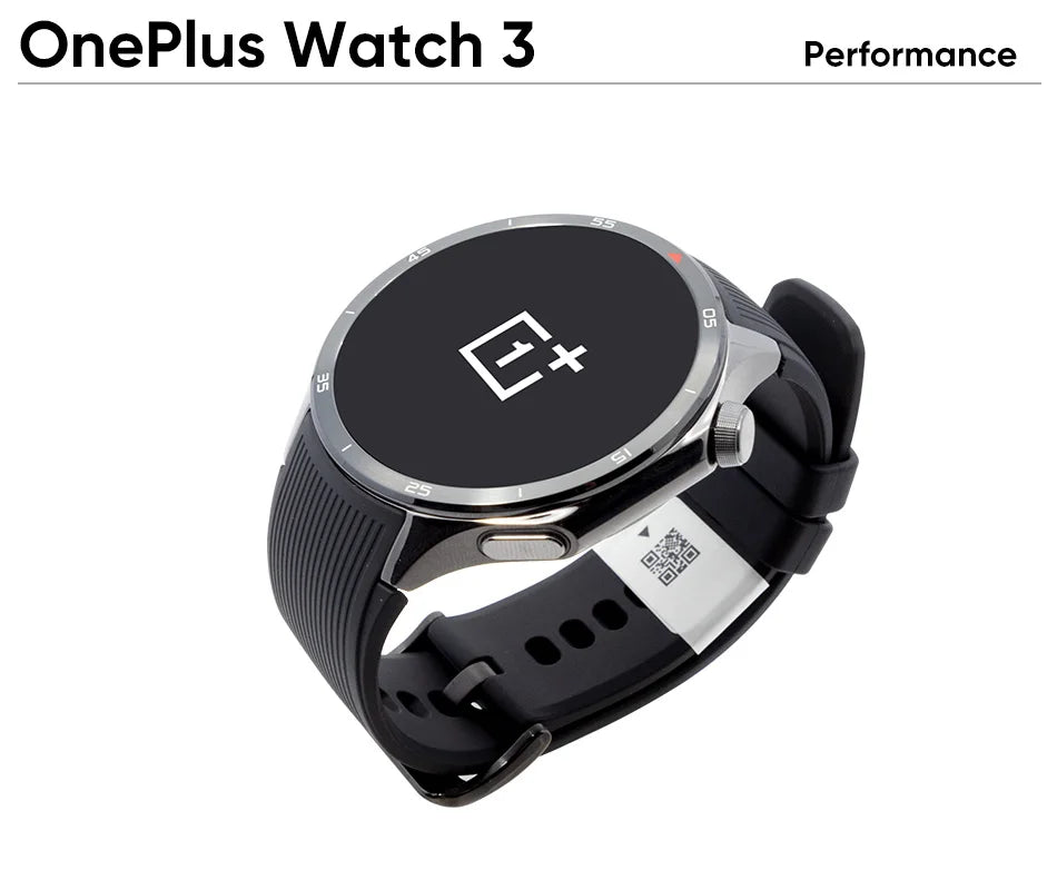 Global Version OnePlus Watch 3 Smart Watch 1.50inches LTPO AMOLED Display Snapdragon W5 Processor Dual Frequency GPS Wear OS