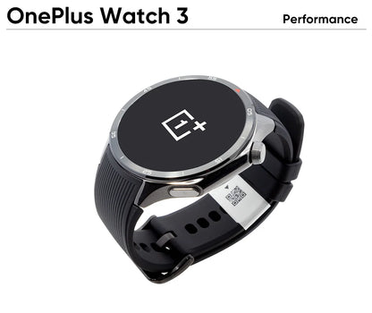 Global Version OnePlus Watch 3 Smart Watch 1.50inches LTPO AMOLED Display Snapdragon W5 Processor Dual Frequency GPS Wear OS