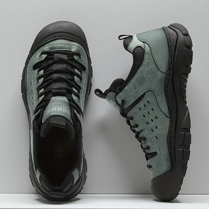 Men's Casual Large-Size Sneakers, Comfortable for All Seasons, Lace-Up Men's Shoes, Non-Slip and Wear-Resistant Hiking Shoes, Walking Shoes, Breathable Uppers, Suitable for Daily Wear, Outdoor Travel, Hiking, Trekking, Busine