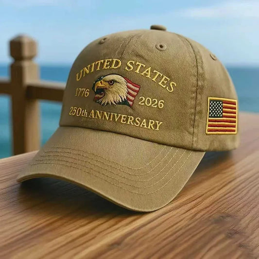 Flag USA Eagle Baseball Cap Embroidery Casual Breathable Sports Hat Outdoor Sunscreen Dad Hats For Women Men