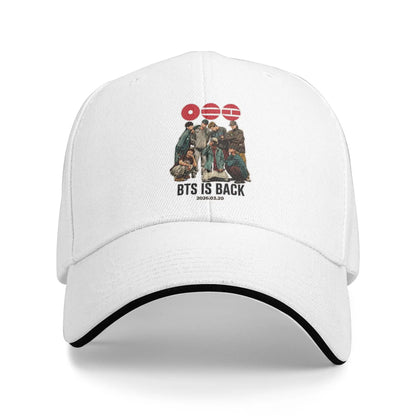 Arirang Album Tour Baseball Cap Retro BT is Back Sandwich Hats Men Women Breathable Sun Hat Running Golf