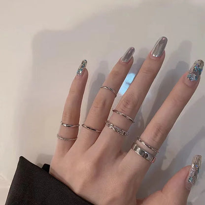 Fashion Trend Pink Crystal Bowknot Heart Rings Zircon Ring Y2K Shiny Zircon Rings for Women Girls Party Aesthetic Jewelry 2024 N