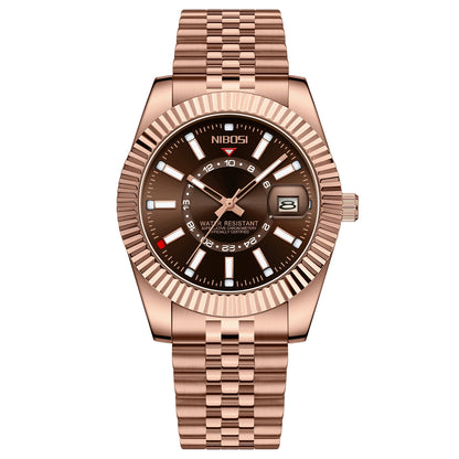 NIBOSI Top Brand Luxury Fashion Dive Watch Men 30ATM Waterproof Date Clock Sport Watches Man Quartz Wristwatch Relogio Masculino