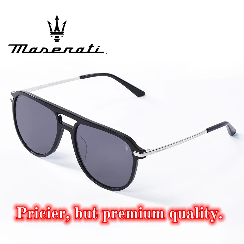 MASERATI UV400 Polarized Sunglasses Lightweight Frameless for Cycling Driving Outdoor Unisex Men Women Daily Sunglasses 20345