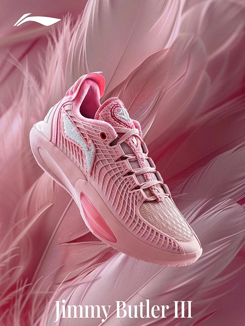 Li-Ning Men's JIMMY BUTLER 3 Professional Basketball Shoes BOOM Cushioning Wearable LiNing Breathable Sneakers ABAU107