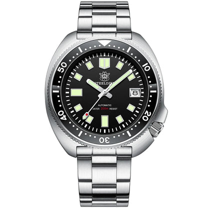 STEELDIVE SD1970 Automatic Mechanical Diver Watch Captain Willard NH35 Watches TURTLE Homage Water Resistant 200M Dive Watch Men