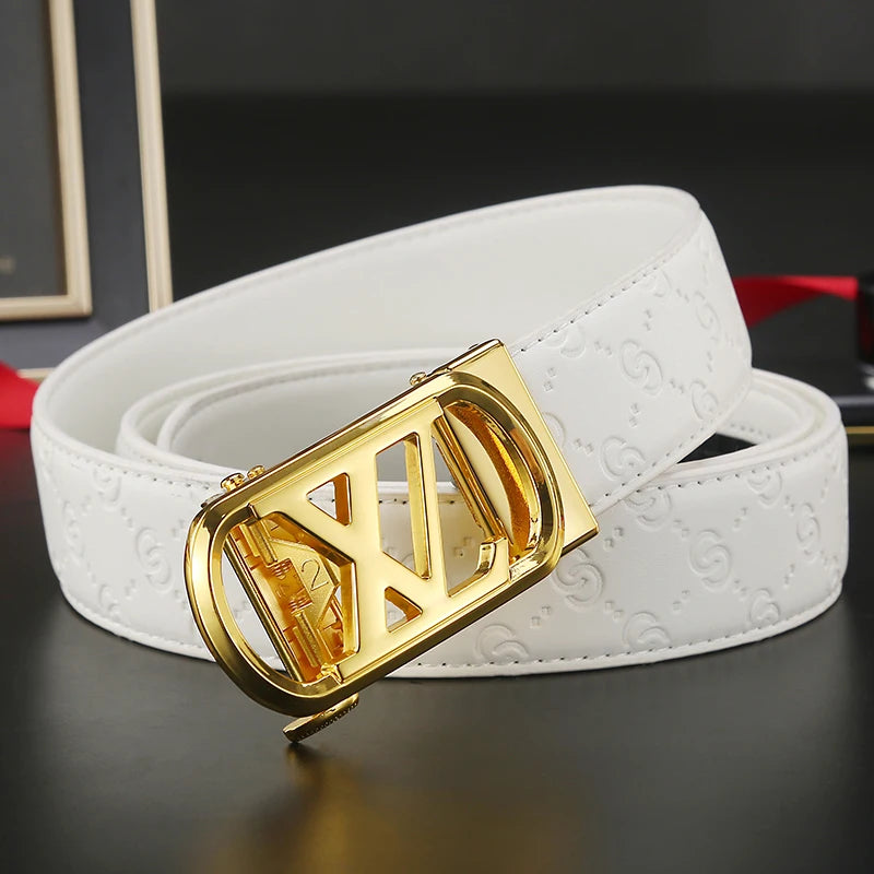 High Quality Luxury Brand Designer Suit pants Belts Male Automatic Buckle Men belts Leather Belt for men Strap for Jeans