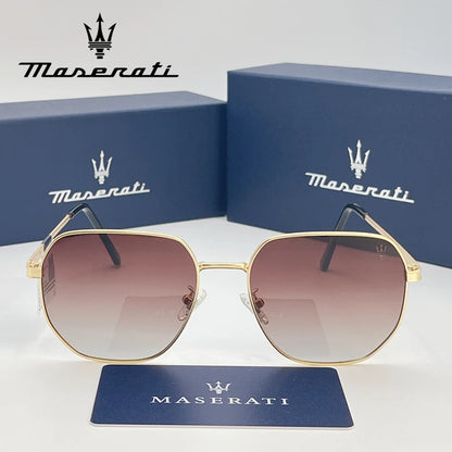 MASERATI UV400 Polarized Sunglasses Lightweight Frameless for Cycling Driving Outdoor Unisex Men Women Daily Sunglasses 20345
