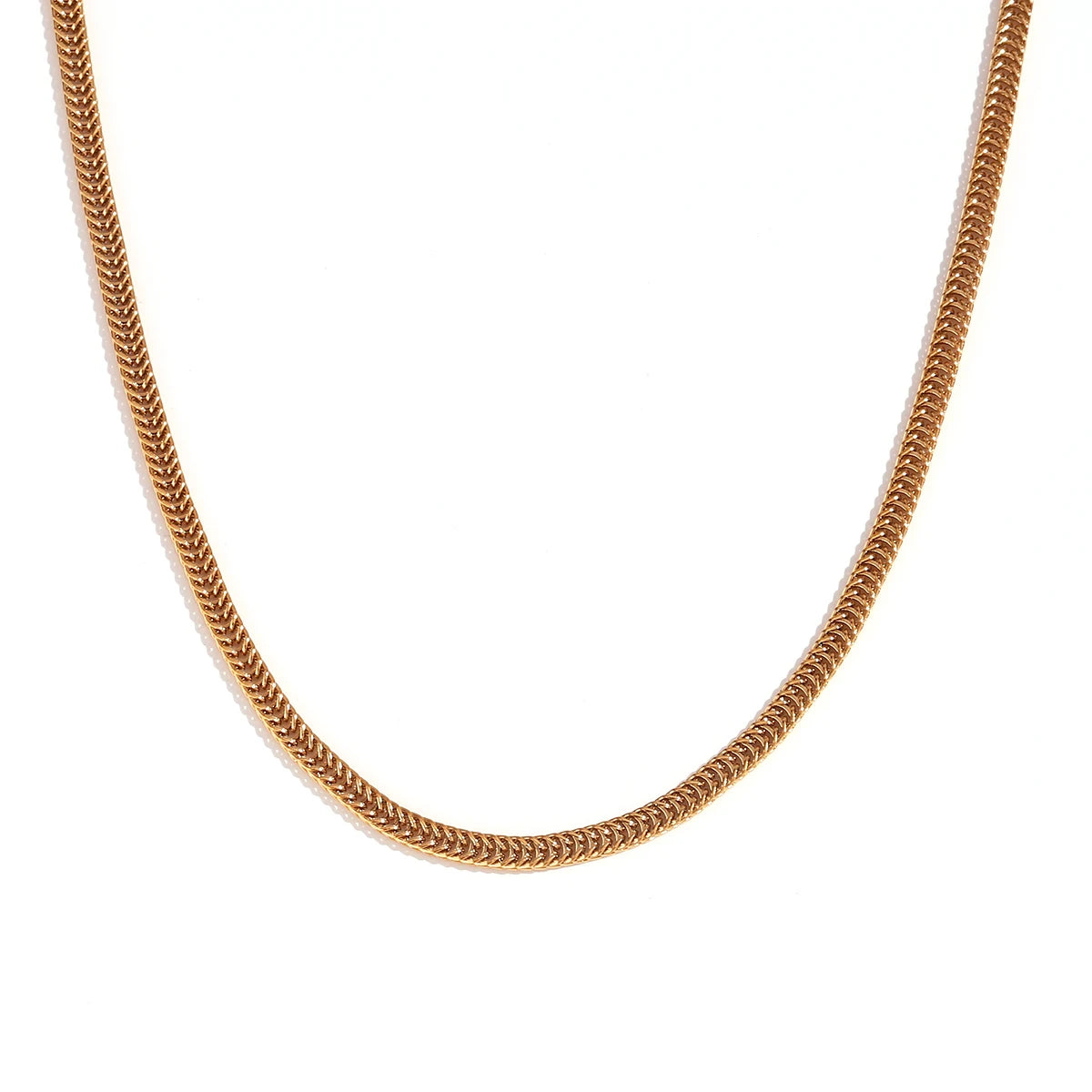 MamacitaSlay water wave chain snake chain Women's stainless steel necklace Bracelets Belly Chain Various styles Jewelry