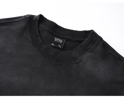 Retro Washed Oversized T-shirt Men Clothing Hip Hop Y2k T Shirts High Quality Short Sleeve Letter Printed Tees 2026 New In Tops