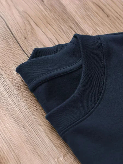 Summer Men's Nostalgic Retro DVD Video Letter Printed Round Neck T-shirt Neutral 100% Cotton Soft Breathable Short Sleeve