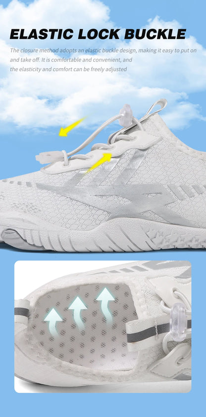 Quick Dry Water Shoes For Men Women Barefoot Shoes Beach Aqua Shoes Lightweight Sports Sneakers Hiking Surfing Boating Fishing