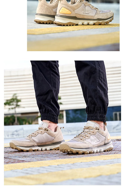 RAX Running Shoes Men&Women Outdoor Sport Shoes Breathable Lightweight Sneakers Air Mesh Upper Anti-slip Natural Rubber Outsole