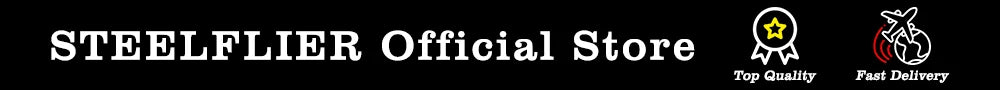 STEELFLIER Official SF740V New Quartz Wristwatch Super C3 Luminous 200M Waterproof VH31 Mute Movement Man Fashion Business Watch