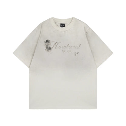Retro Washed Oversized T-shirt Men Clothing Graphic T Shirts High Quality Short Sleeve Printed Tees 2026 Hip Hop Y2k New In Tops
