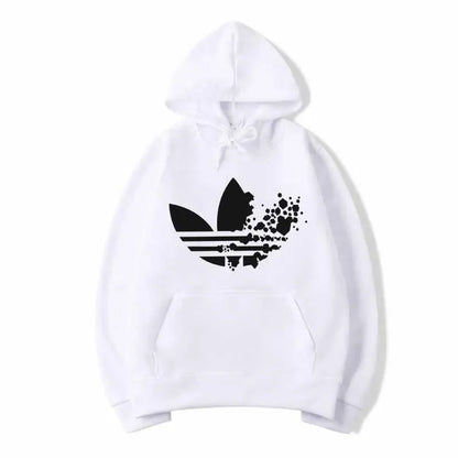 Men's Fashionable and Versatile Fleece Sweatshirt, Thin and Warm, Three-dimensional Pocket, Printed Fit