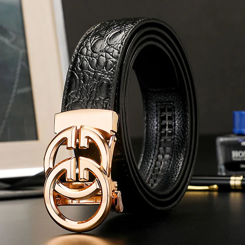 New wide 3.4cm Women's Belt Formal Leather Canvas Belt Women High Quality Metal Buckle Male Belt for men jeans work belt