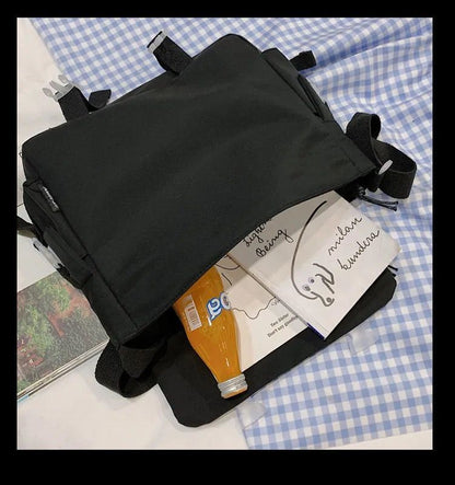 Women's Bag Messenger Korean Style Female Backpack College Large Capacity Versatile Shoulder Student School Postman Tote Bags