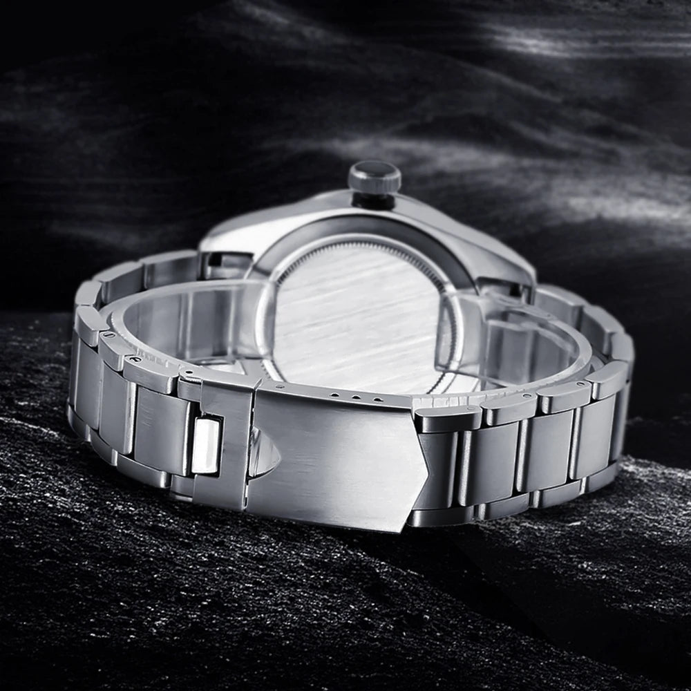 CORGEUT Japan Movement Biwan Snowflake Business Luxury Men Watches Sapphire Glass Automatic Mechanical Diving Date Watch for Man