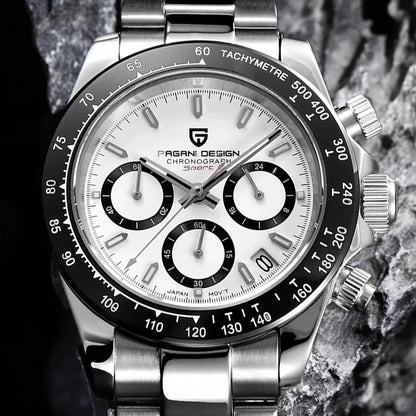 New PAGANI DESIGN PD1644 Luxury Men's Quartz Watch Automatic date Wristwatches Sport 100m Waterproof Chronograph Men Gift