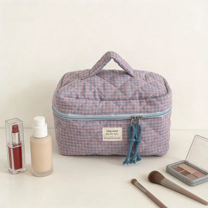 Airfriend Makeup Bag Pink Cosmetic Girl'S Toiletry Soft Makeup Cute Cosmetic Bag Toiletry Organizer Women'S Travel Cosmetic Bag