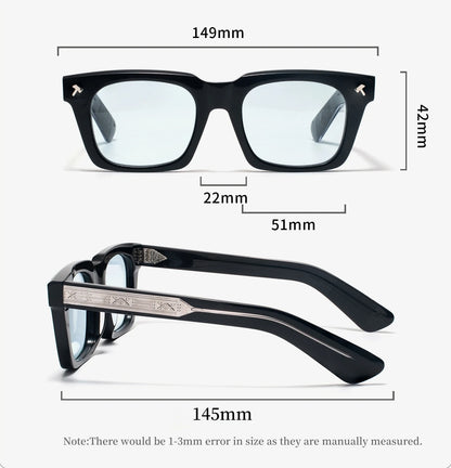 JMM QUENTIN Man Sunglasses Japan Thick Acetate Outdoor Square Sun Glasses Woman Fishing Driving Gafas Lentes De Sol Hombre