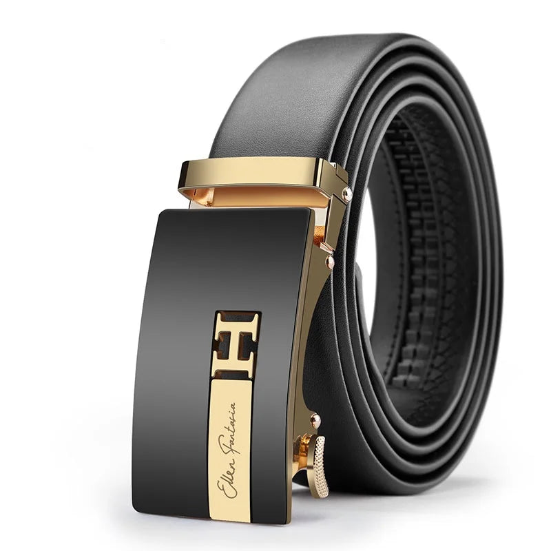 Leather Belt Men Genuine Leather Belt for Men Mens Belts Waistband Male Man Waist Automatic belts Business belts
