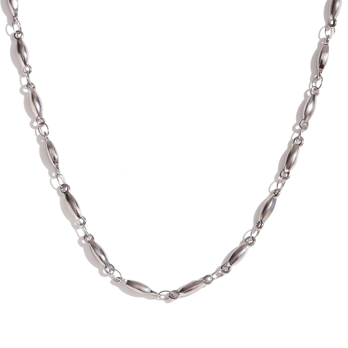 MamacitaSlay water wave chain snake chain Women's stainless steel necklace Bracelets Belly Chain Various styles Jewelry