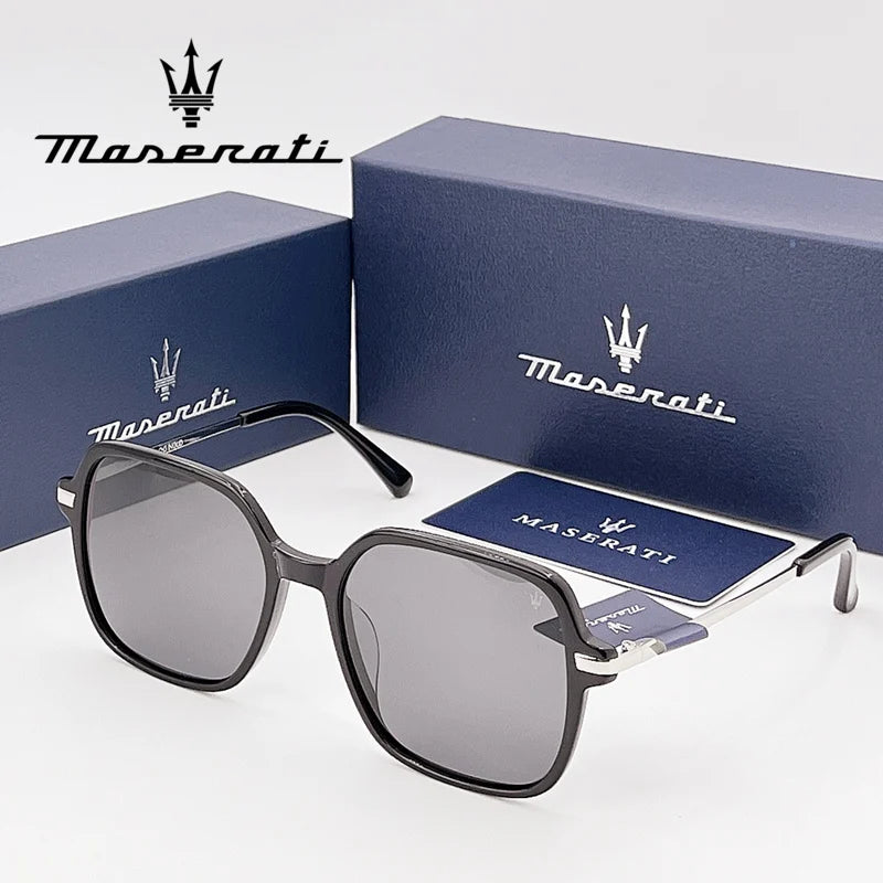 MASERATI UV400 Polarized Sunglasses Lightweight Frameless for Cycling Driving Outdoor Unisex Men Women Daily Sunglasses 20345