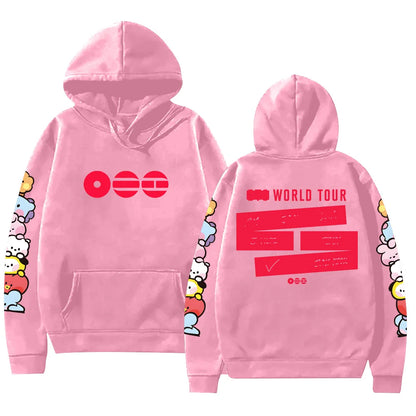A-Arirang Album Tour Graphic Print Hoodies Pop Fans Gifts Clothing Women Men Comfortable Pullover Fashion New Casual Loose Hoody