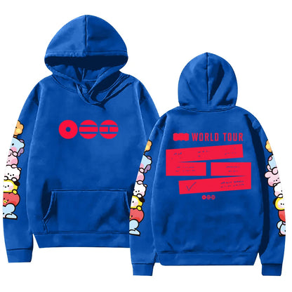 A-Arirang Album Tour Graphic Print Hoodies Pop Fans Gifts Clothing Women Men Comfortable Pullover Fashion New Casual Loose Hoody