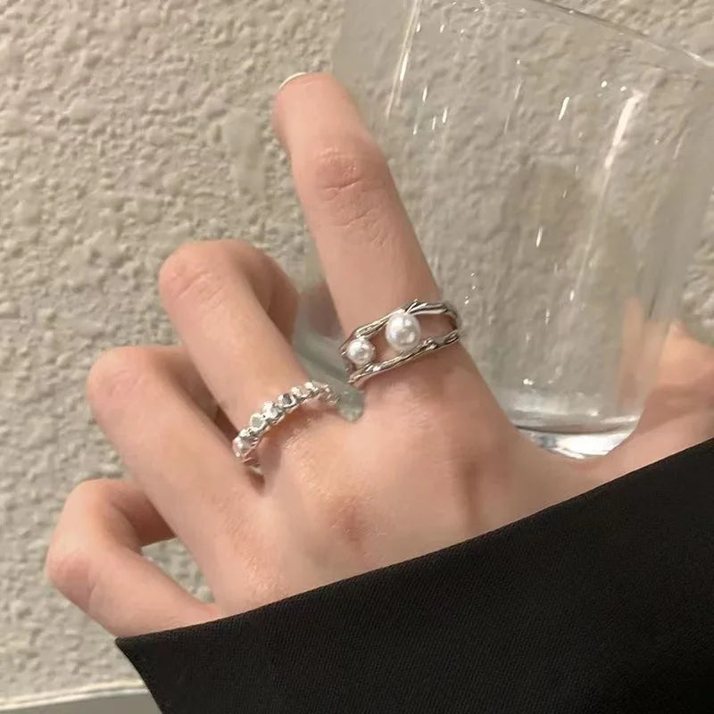Fashion Trend Pink Crystal Bowknot Heart Rings Zircon Ring Y2K Shiny Zircon Rings for Women Girls Party Aesthetic Jewelry 2024 N