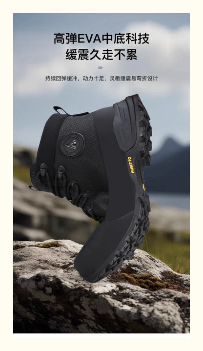 HUMTTO Hiking Shoes Men Winter Outdoor Sports Climbing Shoes hunting boots Warm outdoors ankle travel boots  Trekking Sneakers